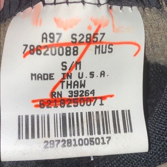 REI Leafy Pattern Unisex Small/Medium size Brown Beret Hat Cap - Picture 7 of 9